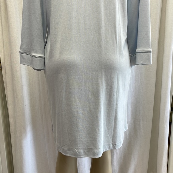 Baby Blue Zipper Robe Cotn Size Small - Picture 5 of 6